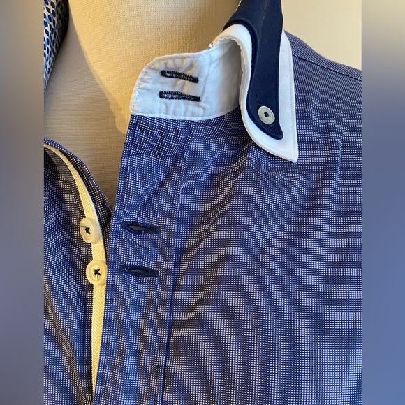 Zara Man Layered Collar Dress Shirt - Picture 3 of 5